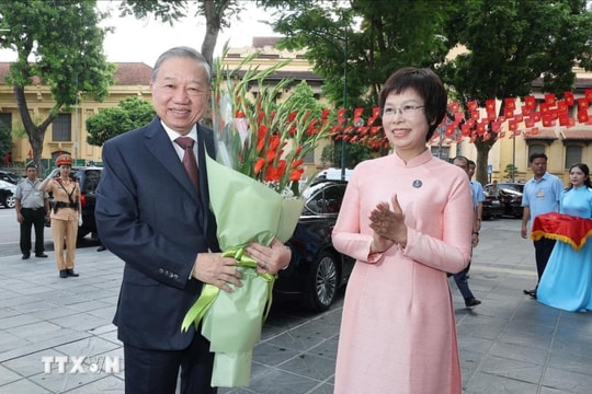 Tổng Bí thư Tô Lâm dự Lễ kỷ niệm 80 năm Ngày truyền thống Thông tấn xã Việt Nam