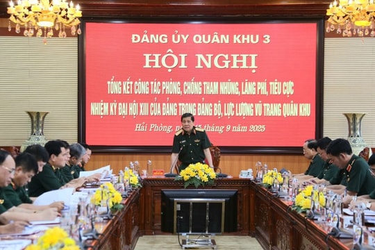 Quân khu 3 tổng kết công tác phòng, chống tham nhũng, lãng phí