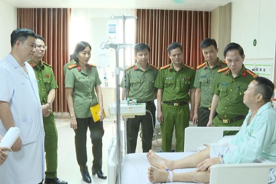 Phó Công an xã bị chém trong trụ sở được phẫu thuật chờ hồi phục