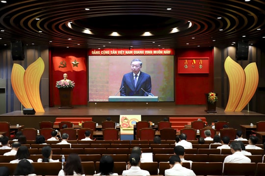 Đảng ủy Tòa án nhân dân tối cao kết nối Hội nghị quán triệt 4 Nghị quyết chiến lược của Bộ Chính trị