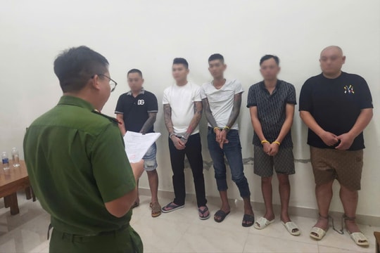 Giải cứu thành công nhóm người thua bạc bị khống chế