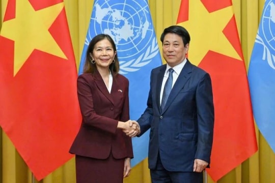 Chủ tịch nước Lương Cường tiếp Điều phối viên thường trú và Trưởng đại diện các tổ chức Liên hợp quốc tại Việt Nam