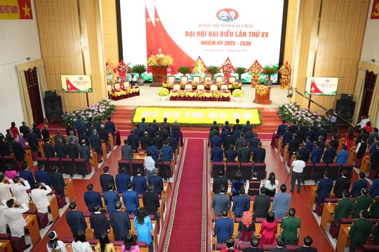 Khai mạc Đại hội đại biểu Đảng bộ tỉnh Lai Châu lần XV, nhiệm kỳ 2025-2030