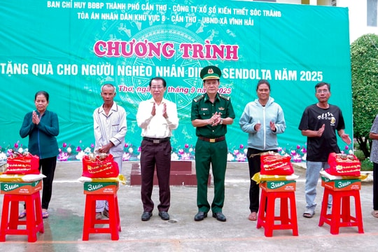 BĐBP Cần Thơ chung tay chăm lo cho đồng bào Khmer dịp lễ Sene Dolta