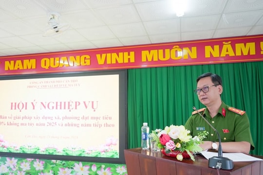 Cần Thơ: Quyết tâm xây dựng 20% địa bàn xã, phường không ma túy