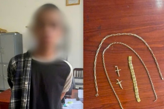 Công an bắt giữ đối tượng trộm cắp chỉ sau 1 giờ tiếp nhận tin báo