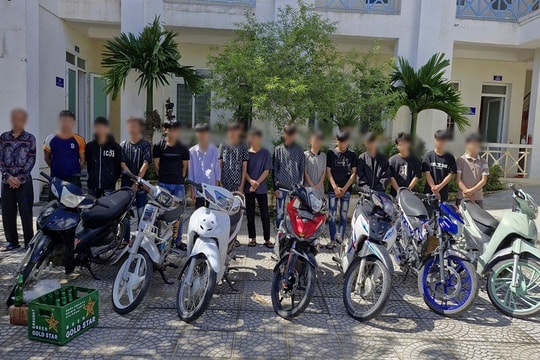 Bắt giữ nhóm đối tượng mang hung khí gây rối trong đêm