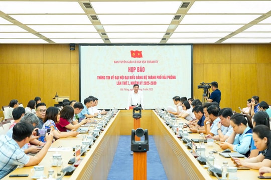 Đại hội Đảng bộ TP. Hải Phòng diễn ra trong ngày 26, 27/9/2025