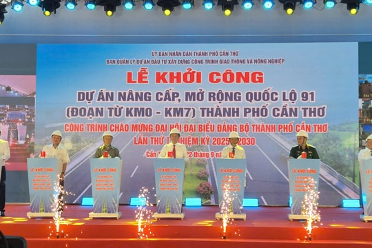 Cần Thơ khởi công, khánh thành 18 công trình trọng điểm