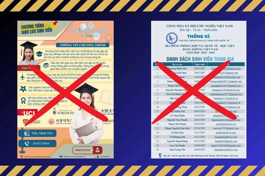 Giả mạo chương trình quốc tế để lừa đảo sinh viên