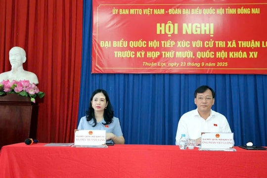 Đồng Nai: Cử tri đề xuất quan tâm đầu tư cơ sở hạ tầng