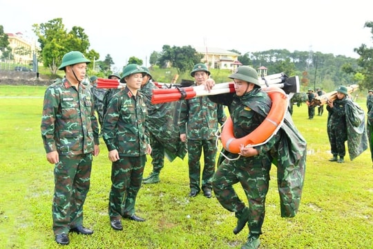 Quân khu 3 kiểm tra công tác phòng chống siêu bão Ragasa