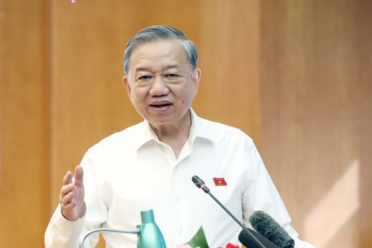 Tổng Bí thư Tô Lâm tiếp xúc cử tri 11 phường Hà Nội