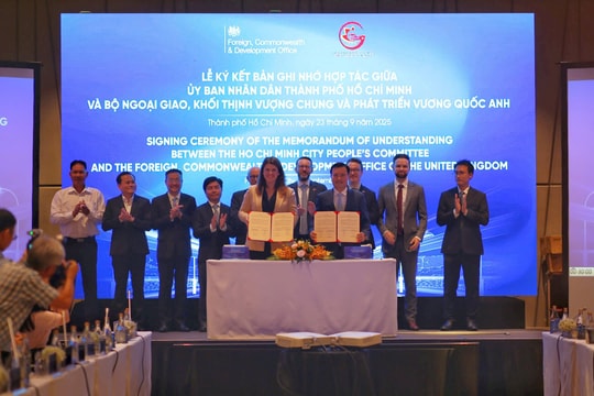 TP. Hồ Chí Minh hợp tác với Anh thúc đẩy phát triển TOD
