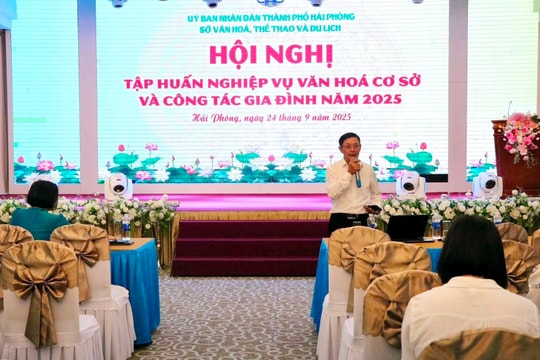 Hải Phòng: Tập huấn nghiệp vụ văn hóa cơ sở và công tác gia đình năm 2025