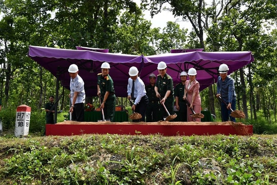 Đắk Lắk: Khởi công xây dựng kè bảo vệ cột mốc biên giới