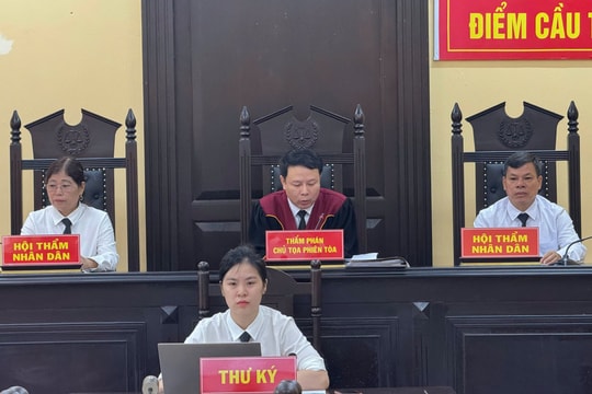 TAND khu vực 11 - Thanh Hóa: Đột phá với phiên tòa rút kinh nghiệm trực tuyến