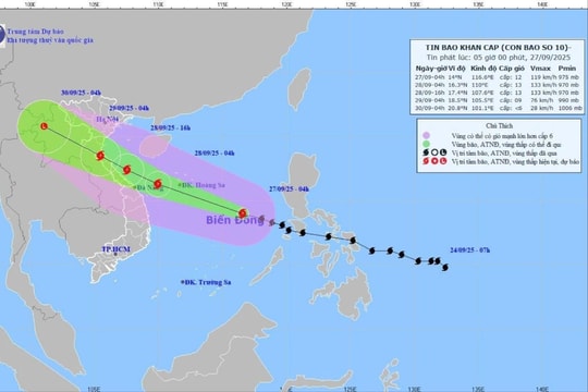 Đà Nẵng cảnh báo nguy cơ ngập úng tại nhiều tuyến phố