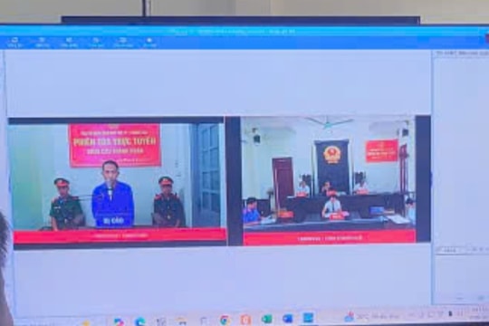 TAND khu vực 13 - Thanh Hóa xét xử trực tuyến các bị cáo liên quan đến ma túy