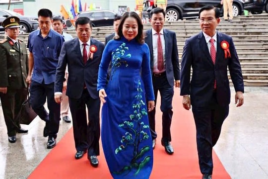 Phó Chủ tịch nước Võ Thị Ánh Xuân dự Đại hội Thi đua yêu nước tỉnh Lâm Đồng