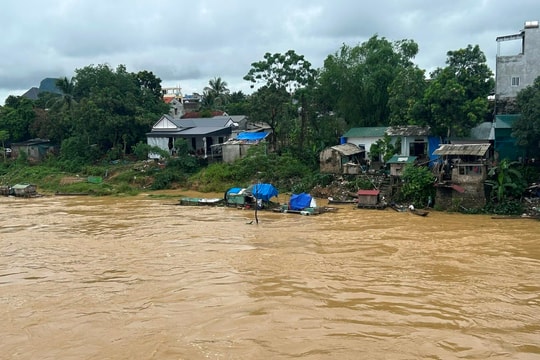 Lũ trên các sông ở Thanh Hóa lên mức báo động