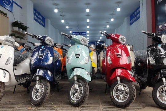 Việt Nam đứng thứ ba toàn cầu về tiêu thụ xe máy điện