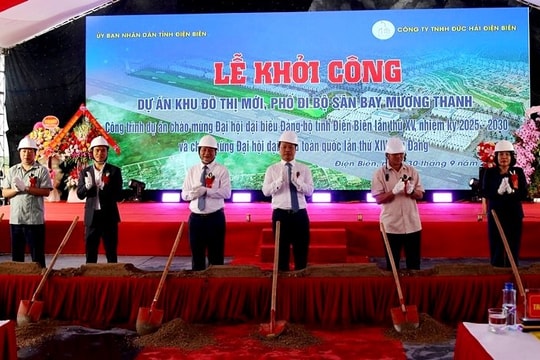 Điện Biên khởi công Dự án khu đô thị mới, phố đi bộ sân bay Mường Thanh
