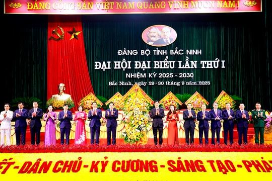 Khai mạc Đại hội đại biểu Đảng bộ tỉnh Bắc Ninh nhiệm kỳ 2025 - 2030