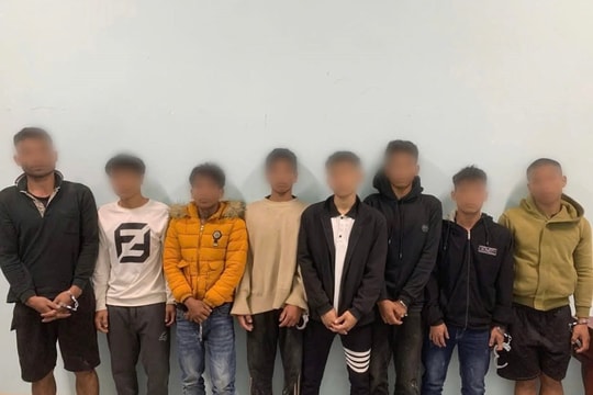 Bắt giữ 8 đối tượng trộm dây cáp điện