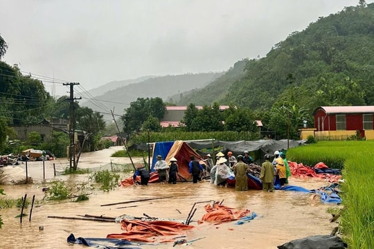 Lào Cai: Trắng đêm ứng phó với bão số 10 và di dời khẩn cấp hàng trăm hộ dân