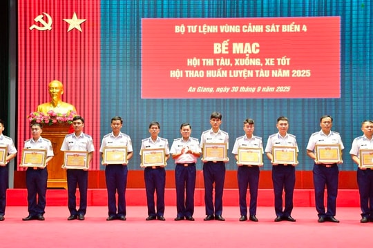 Bế mạc hội thi tàu, xuồng, xe tốt, hội thao huấn luyện tàu năm 2025