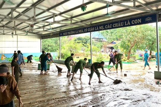 Tổng huy động lực lượng khắc phục bão số 10