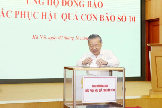 Văn phòng Trung ương Đảng phát động ủng hộ đồng bào khắc phục hậu quả thiên tai