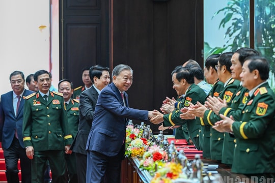 Tổng Bí thư Tô Lâm và Chủ tịch nước Lương Cường dự bế mạc Đại hội Đảng bộ Quân đội lần thứ XII