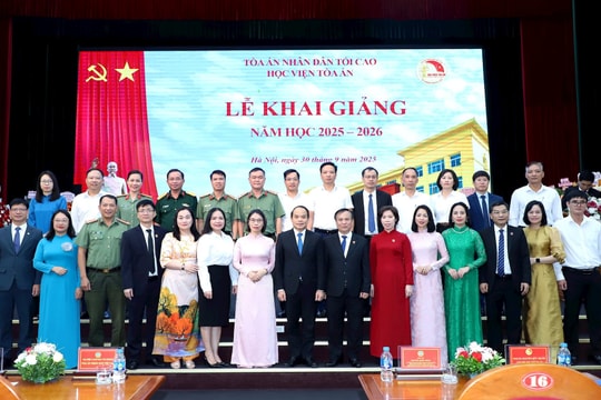 Học viện Tòa án tổ chức Lễ khai giảng năm học 2025 - 2026