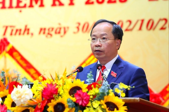 Ông Nguyễn Duy Lâm tái đắc cử Bí thư tỉnh Hà Tĩnh