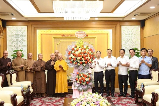 Các tổ chức tôn giáo chức mừng thành công Đại hội Đảng bộ tỉnh Hà Tĩnh