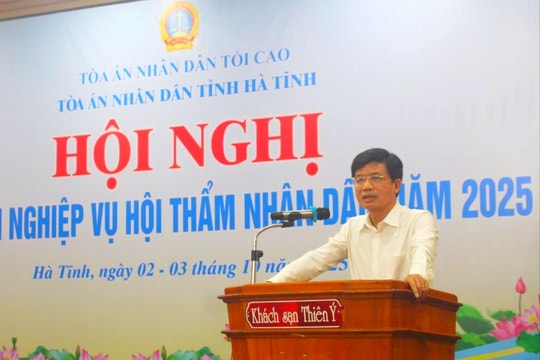 TAND tỉnh Hà Tĩnh tập huấn nghiệp vụ hội thẩm nhân dân