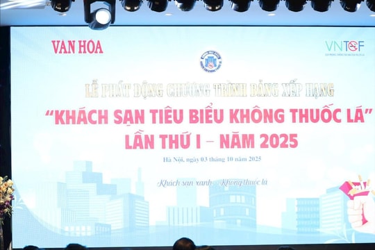 Việt Nam lần đầu phát động Bảng xếp hạng khách sạn không thuốc lá