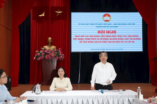 TP.HCM hướng về miền Trung sau bão số 10