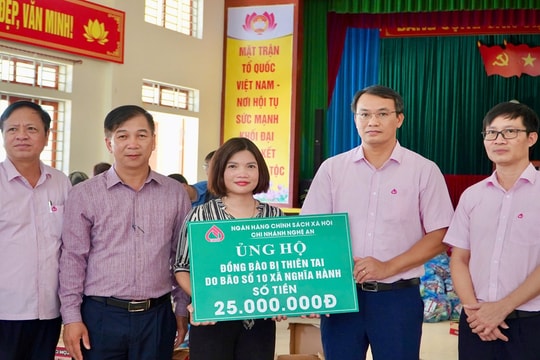 Ngân hàng Chính sách – nhịp cầu nối những trái tim sau bão dữ