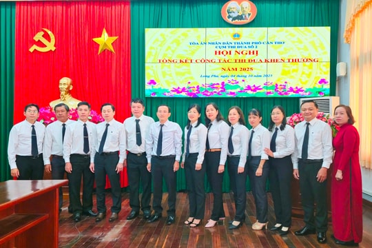 TAND TP Cần Thơ: Cụm thi đua số II hoàn thành xuất sắc nhiệm vụ năm 2025