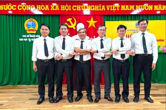 Cụm thi đua số I, TAND tỉnh Quảng Ngãi: Tỷ lệ giải quyết án đạt và vượt chỉ tiêu