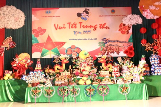 TAND TP. Hải Phòng tổ chức “Vui Tết Trung thu” cho trẻ em Làng SOS