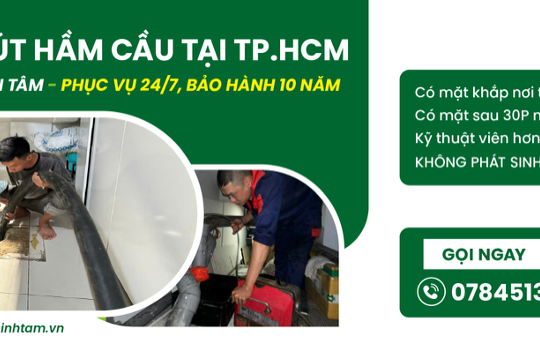 Môi Trường Minh Tâm - đơn vị hút hầm cầu tại TP.HCM uy tín, chuyên nghiệp
