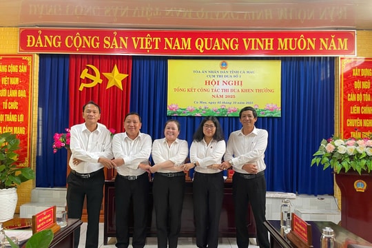 Cụm thi đua số I - TAND tỉnh Cà Mau hoàn thành xuất sắc nhiệm vụ chính trị được giao