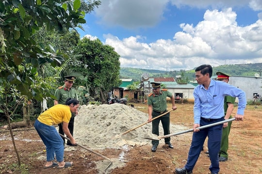 Lâm Đồng: Khởi công điểm xây dựng 49 căn nhà cho hộ nghèo