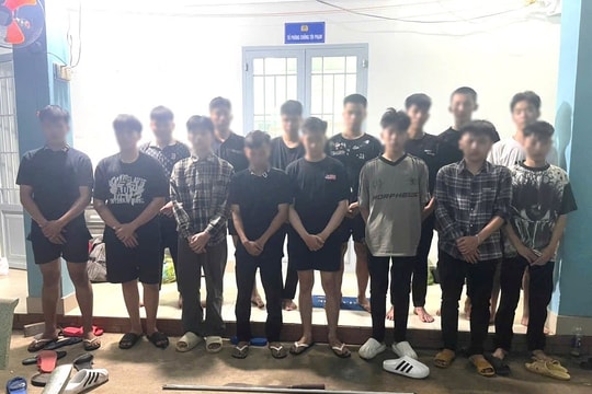 Sau lễ rước đèn Trung thu, 17 thanh thiếu niên tụ tập gây rối