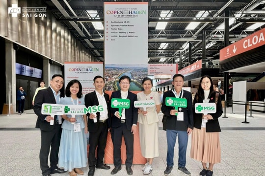 Bác sĩ Y khoa Sài Gòn được vinh danh tại Hội nghị hàng đầu châu Âu ESCRS 2025