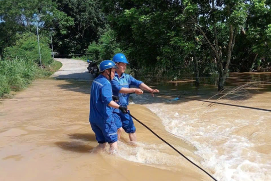 Mạng lưới và dịch vụ của VNPT cơ bản đảm bảo thông suốt sau bão lớn
